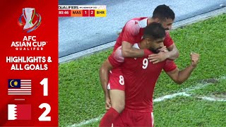 Malaysia vs Bahrain 12 Highlights amp All Goals  Asian Cup 2022 [upl. by Rennie]