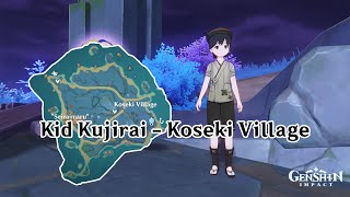 Kid Kujirai  Koseki Village Seirai Island  Genshin Impact [upl. by Atse]