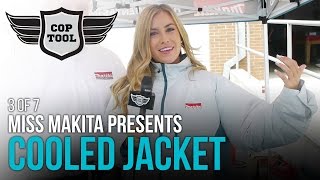 2016 Makita 18V Fan Jacket DFJ201Z with Miss Makita 3 of 7 [upl. by Enninaej]