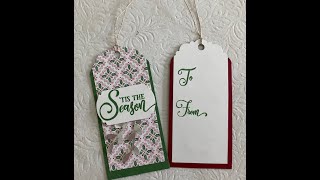 Easy Fun Christmas Gift Tags  2 styles [upl. by Wolcott375]