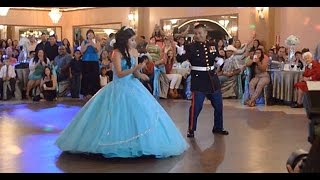 Military Dads Dance Off Video with His Daughter Goes Viral [upl. by Ahsian281]