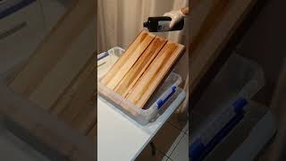 Oiling Cutting Boards  Woodworking shorts [upl. by Ettecul]