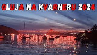 OLUJA NA KVARNERU 2024 [upl. by Aurthur]