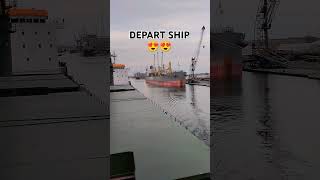 Departure ravenna portshorts viralshort videosreels plz channel waves sea travel video [upl. by Lorelei]