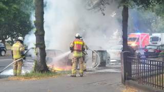 Auto Brand Berlin Reinickendorf 240716 [upl. by Aicssej578]