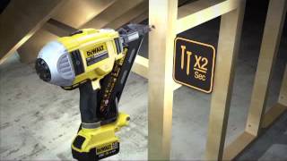 DEWALT® ESPAÑA  Clavadora sin Escobillas XR 18V DCN660D2 de DEWALT [upl. by Llennahc]