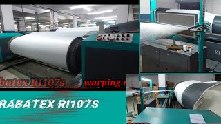 Rabatex RI107s warping machine [upl. by Licna]