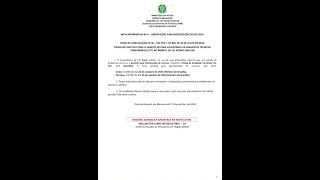 Nova nota informativa 12rm exercitobrasileiro processoseletivo [upl. by Melvina210]