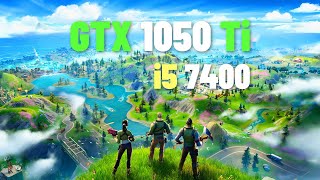 FORTNITE Full Benchmark with DX 12 DX 11 and Performance Mode  GTX 1050 Ti  i5 7400 [upl. by Neetsyrk]