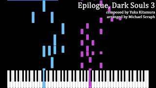 quotEpiloguequot from Dark Souls 3 MIDI Version with sheet music credits song [upl. by Maudie]