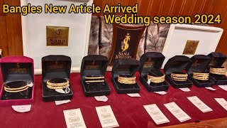 latest design Bangle 2024 bangles gold wedding goldjewellery youtubeshorts youtube karachi [upl. by Hayes]