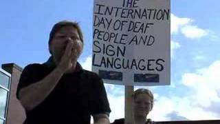 Rochester International Day of Sign Lang Part I Sept 29 [upl. by Ehling552]