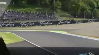 Dani Pedrosa crash in motegi [upl. by Nemajneb700]