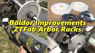 SNS 304 Part 2 Baldor Buffer Improvements ZTFab Milling Arbor Racks [upl. by Esenej]