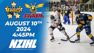 NZIHL 2024  West Auckland Admirals vs Botany Swarm  10 August 2024 [upl. by Nevarc478]