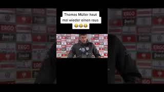 Thomas Müller Interview quotNatürlich haben Sie gelachtquot 😂 [upl. by Sabanrab]