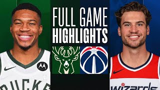 BUCKS at WIZARDS  FULL GAME HIGHLIGHTS  April 2 2024 [upl. by Eiuqcaj]