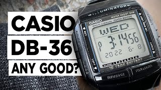 The CASIO DB36 Data Bank Digital Watch with Timer 5 Alarms and Stopwatch  Is it any good [upl. by Arised911]