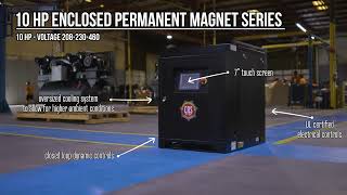 CAS 10 HP Enclosed Permanent Magnet Series [upl. by Ingles]