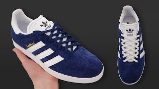 HOW TO DIAMOND LACE ADIDAS GAZELLE BEST WAY [upl. by Barnaby]