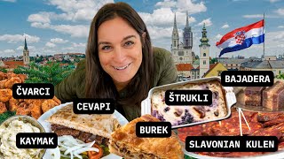 Tasting Croatian classics on a food tour of Zagreb 🇭🇷 [upl. by Naig]