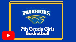 7th Grade Girls Basketball vs St Croix Falls 21821 [upl. by Mackay]