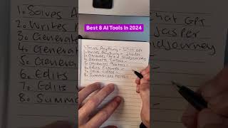 Best 8 AI Tools In 2024 [upl. by Dami]