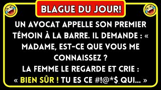 Blague Du Jour 🤣 Un Avocat Appelle Son Premier Témoin à La Barre… Blagues Drôles 🤣 [upl. by Anatlus]