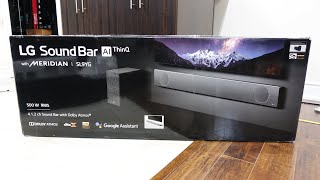 LG SL9YG Soundbar Unboxing [upl. by Rosalinda]