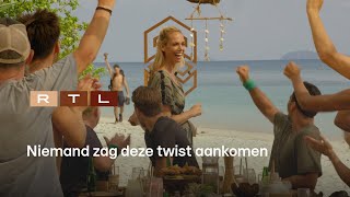 Kandidaten in shock twee afvallers schuiven aan bij samensmeltingsdiner  Expeditie Robinson [upl. by Ennahgiel858]