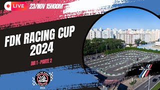 FÃS DE KART RACING CUP 2024  DIA 1  PARTE 2 [upl. by Ruthy]