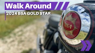 BSA GoldStar in 2024  Modern Classic Motorcycle News  Walk Around [upl. by Keg468]