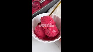 🍨 Immunity Sorbet Blend frozen fruit amp maple syrup for a healthy tasty treat 🙌 PitayaFoods [upl. by Aicilet503]