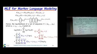 Lecture 11 Markov and Hidden Markov Models HMMs [upl. by Sinnal]