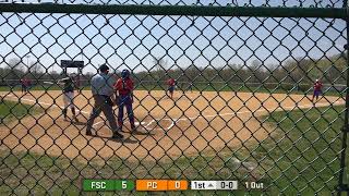 Farmingdale State College at Purchase College Softball Game 1  4242021 [upl. by Ahsiad]