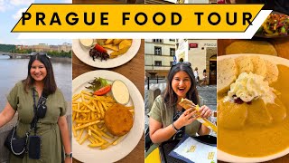 Best PRAGUE Food Tour  Desserts Veg Czech Meals Pasta Coffee Shops amp More  4K [upl. by Mansoor200]