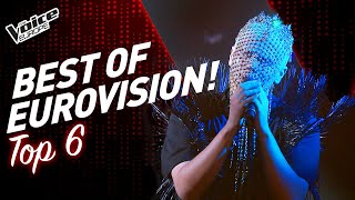 All EUROVISION SONG CONTEST 2022 Talents on The Voice  TOP 6 [upl. by Akimed163]