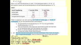 2022III Glas vraag 22 Havo wiskunde A [upl. by Otsedom919]