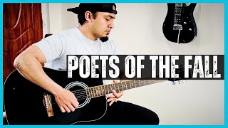 Poets of the Fall  Cradled in Love  Acoustic Guitar Cover [upl. by Raynold683]