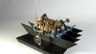 USS Monitor Steam Engine Model [upl. by Gregorio]