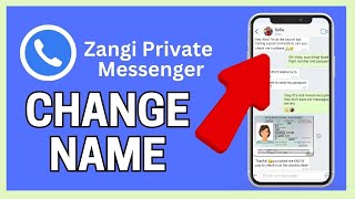 How to Change Name on Zangi 2024 [upl. by Nap162]