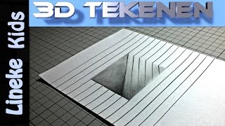 3D LUIK tekenen voor beginners [upl. by Jose]