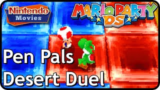 Mario Party DS  Desert Duel amp Pen Pals Toad vs Yoshi [upl. by Patterson]