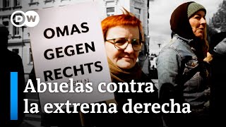 Alemania abuelas se organizan para luchar contra la extrema derecha [upl. by Leahcimnaj]