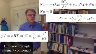 Diffusion through stagnant component [upl. by Caryl]