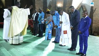 Basilique sainte Anne du Congo Messe de lancement des festivités de clôture du jubilé des 80 ans [upl. by Min]