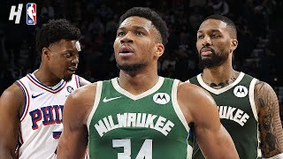 Milwaukee Bucks vs Philadelphia 76ers  Full Game Highlights  February 25 2024 NBA Season [upl. by Pomona]