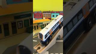 London Overground Wooden Toy Train London Trasnport Museum Video 20 7 2024 11 42 09 PM [upl. by Annasor738]