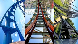 Every Roller Coaster at Energylandia All 17 Coasters Front Seat POV [upl. by Anayia]