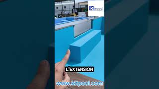 Piscine horssol entièrement sur mesure de 670 x 3  piscinehorssol été kitpool piscine pool [upl. by Milicent]